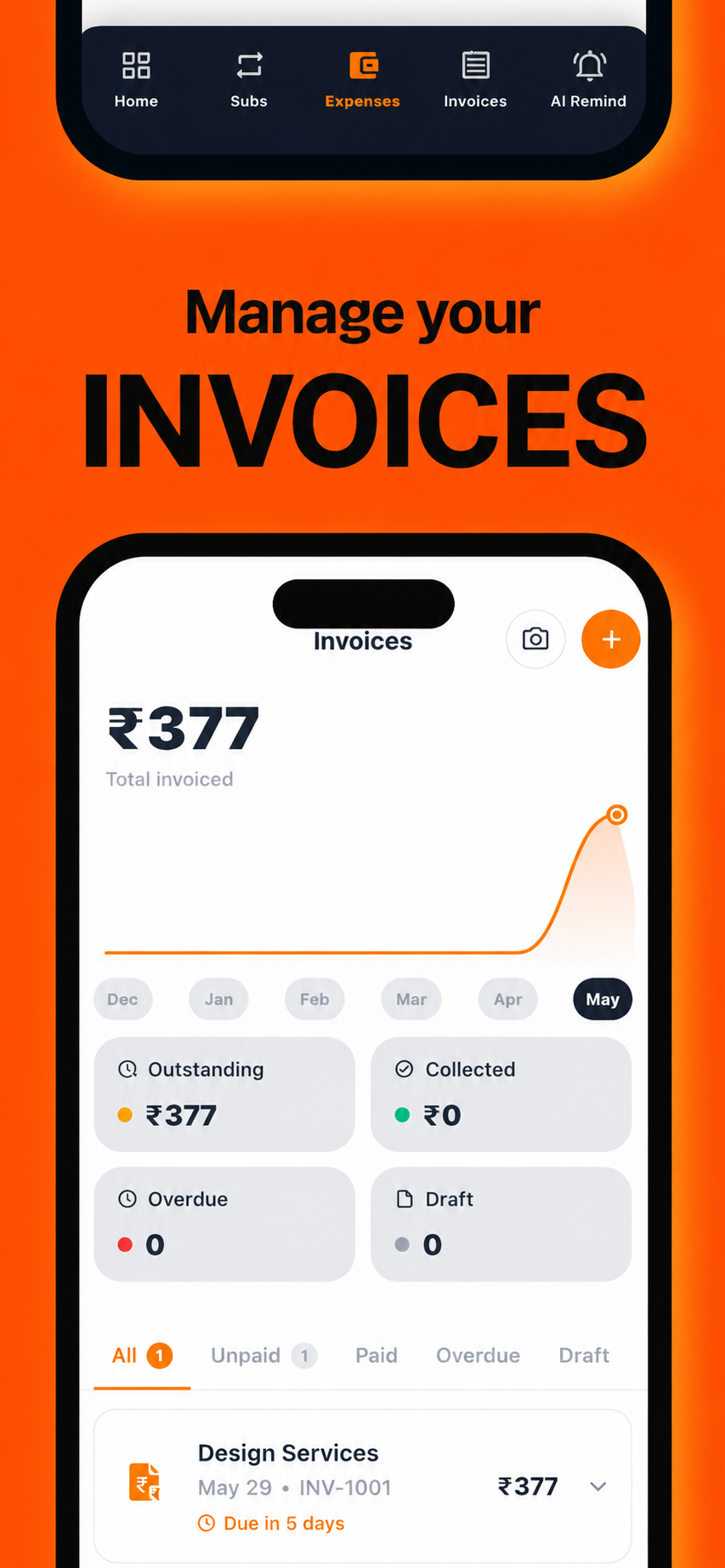 SubTrack Invoices